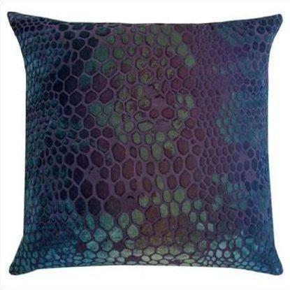 Kevin O'Brien Snakeskin Velvet Pillow SNP-H21-22