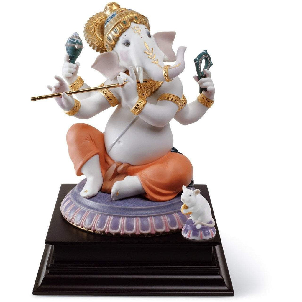 Lladro Bansuri Ganesha Limited Edition Figurine 01007182