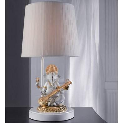Lladro Veena Ganesha Re Deco Lamp 01023168