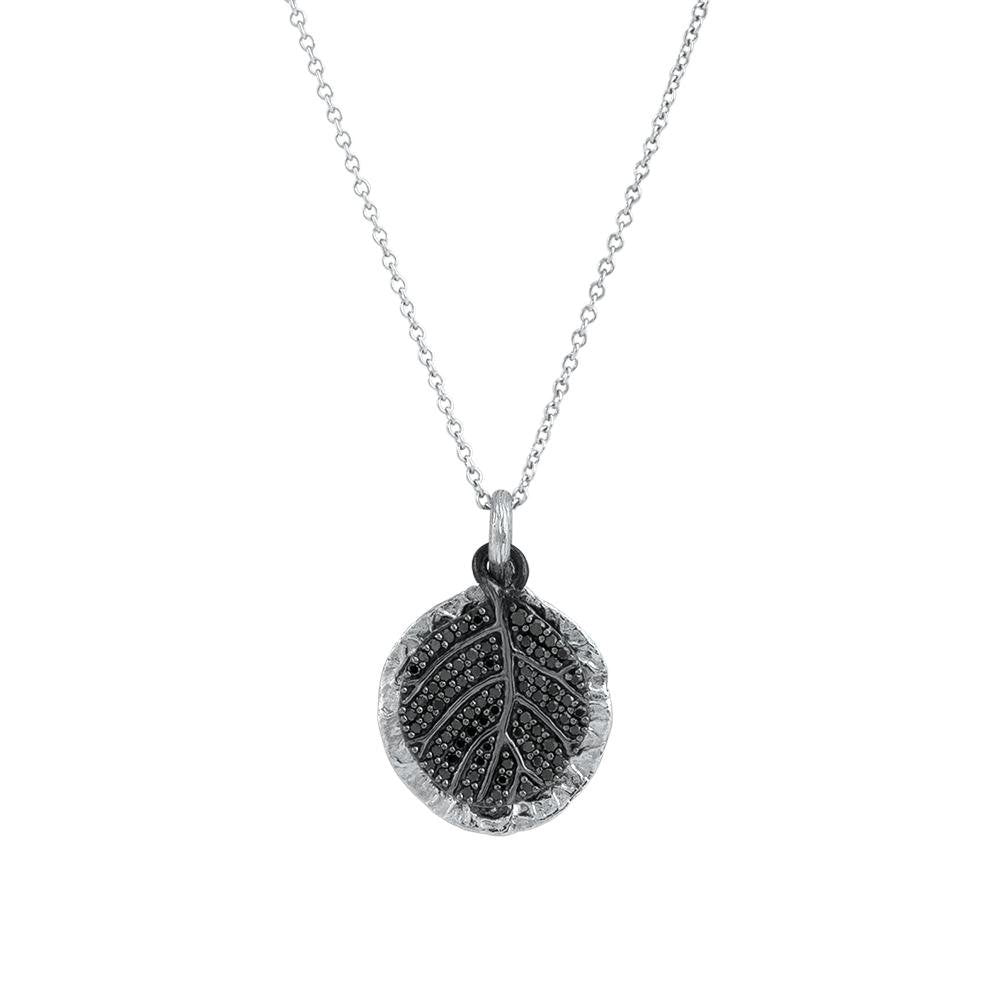 Michael Aram Botanical Leaf Pendant Necklace with Diamonds 533809750BD