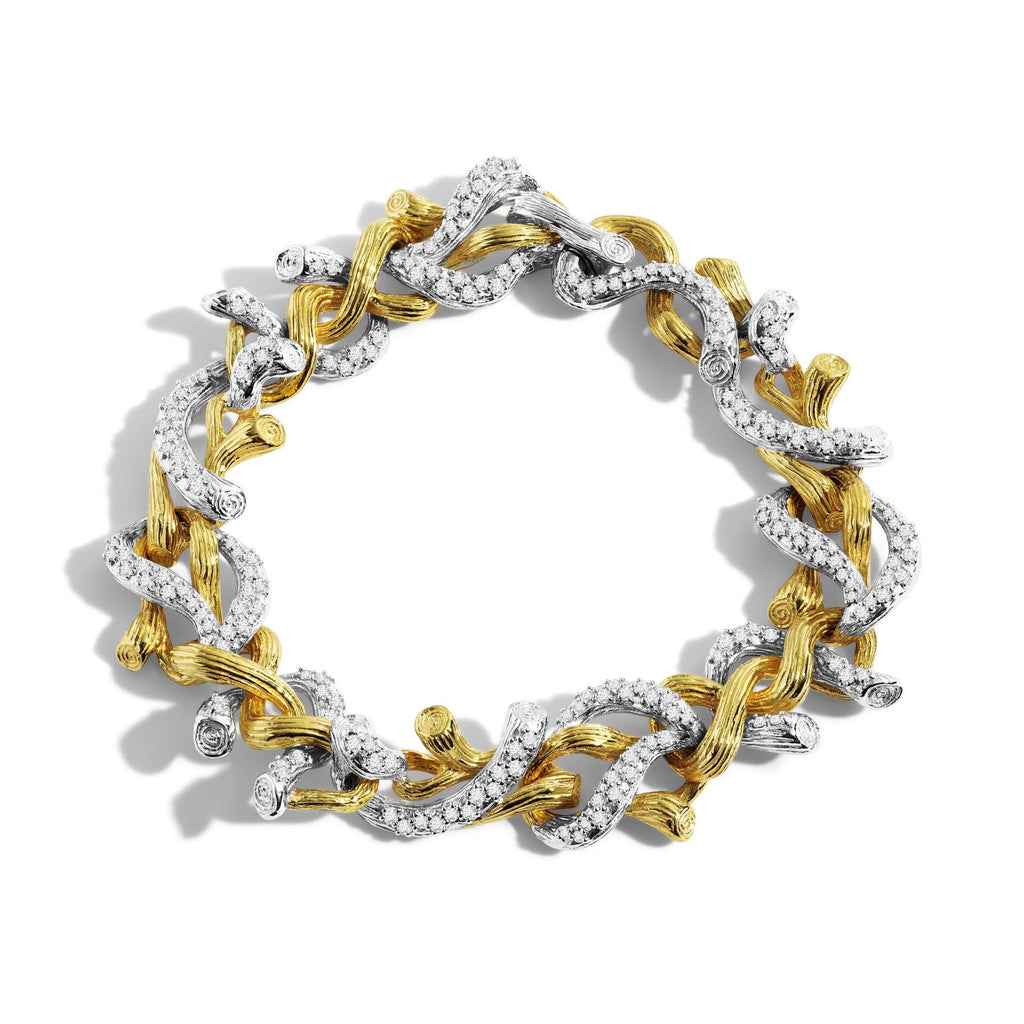 Michael Aram Branch Coral Bracelet with Diamonds Gold SM 520814982DI