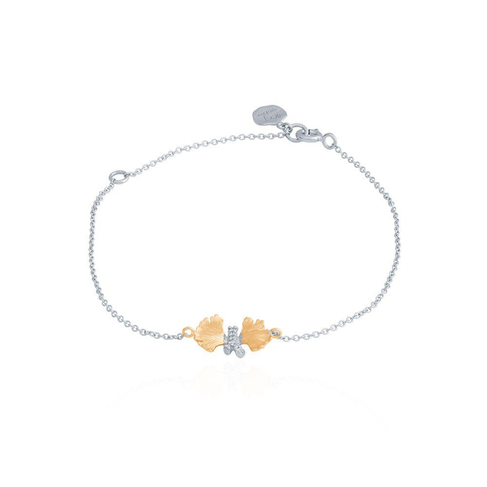 Michael Aram Butterfly Gingko Bracelet with Diamonds LG 520810313DI