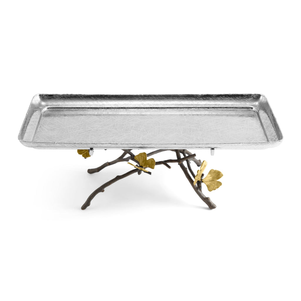 Michael Aram Butterfly Ginkgo Footed Centerpiece Tray 175794