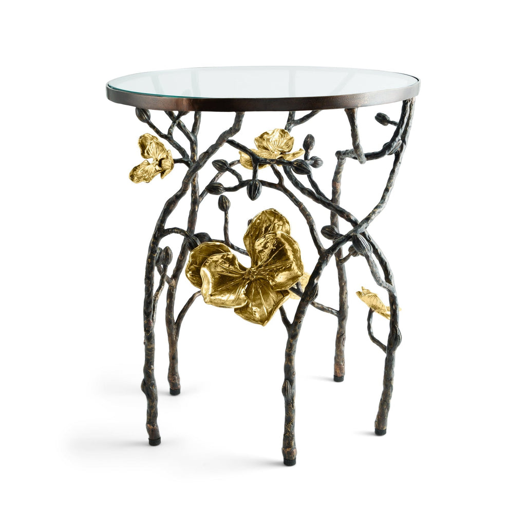 Michael Aram Gold Orchid Accent Table 411562
