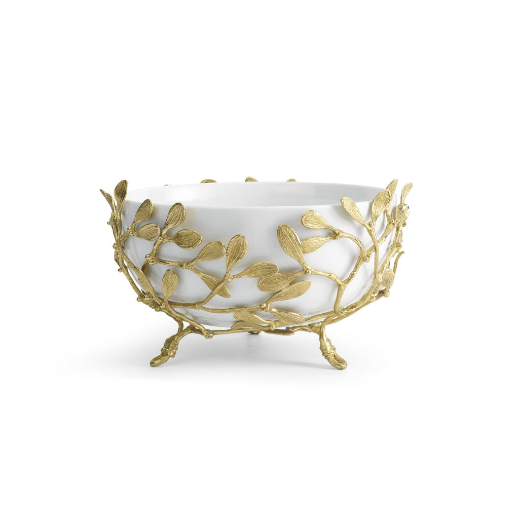 Michael Aram Mistletoe Porcelain Serving Bowl 123139
