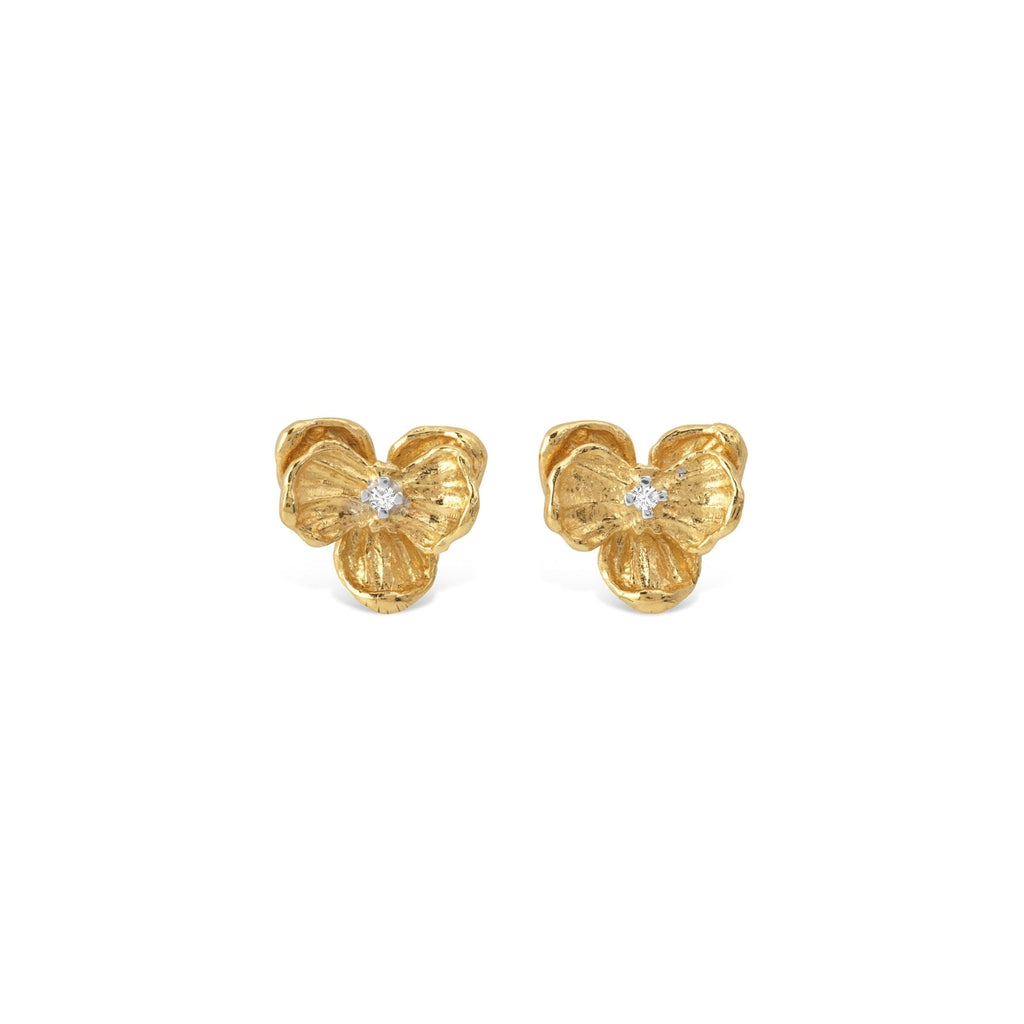 Michael Aram Orchid 7mm Earring with Diamonds 541813060DI