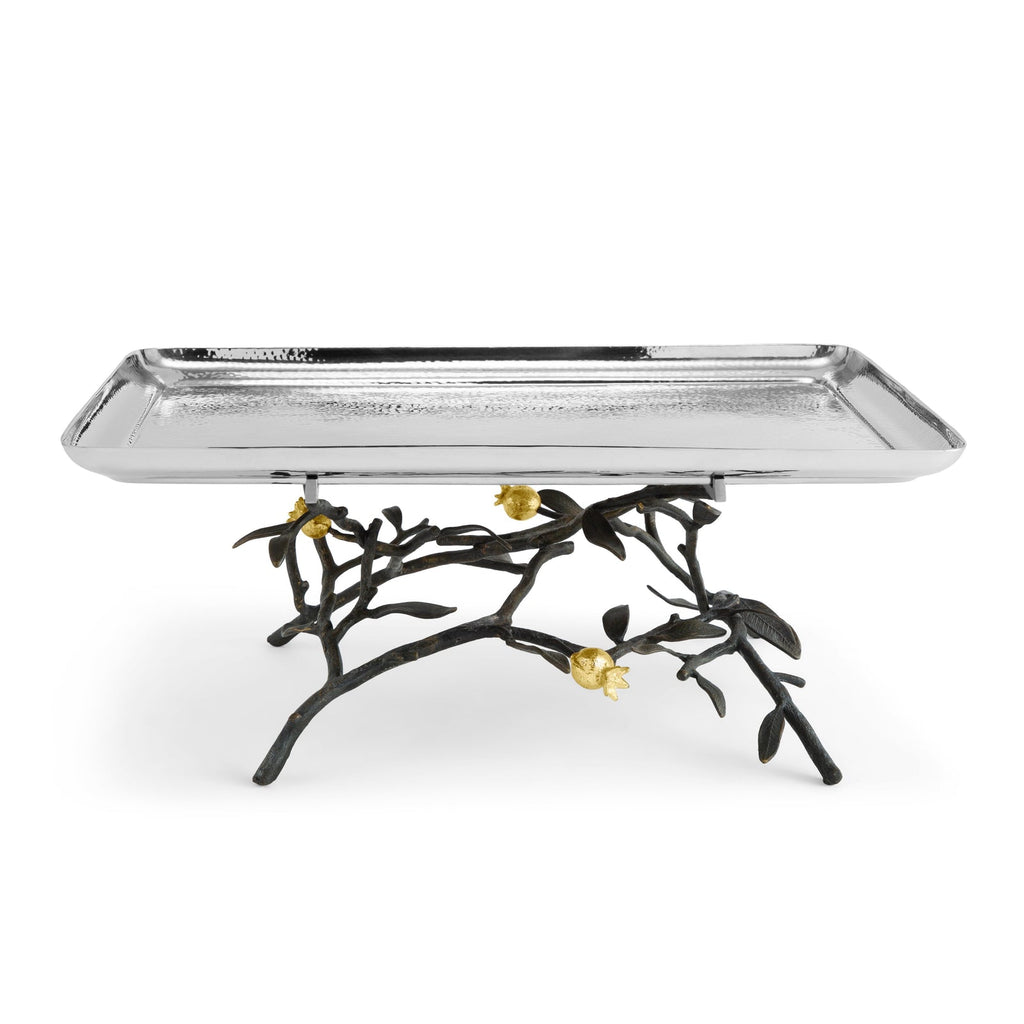 Michael Aram Pomegranate Large Footed Centerpiece Tray 175327