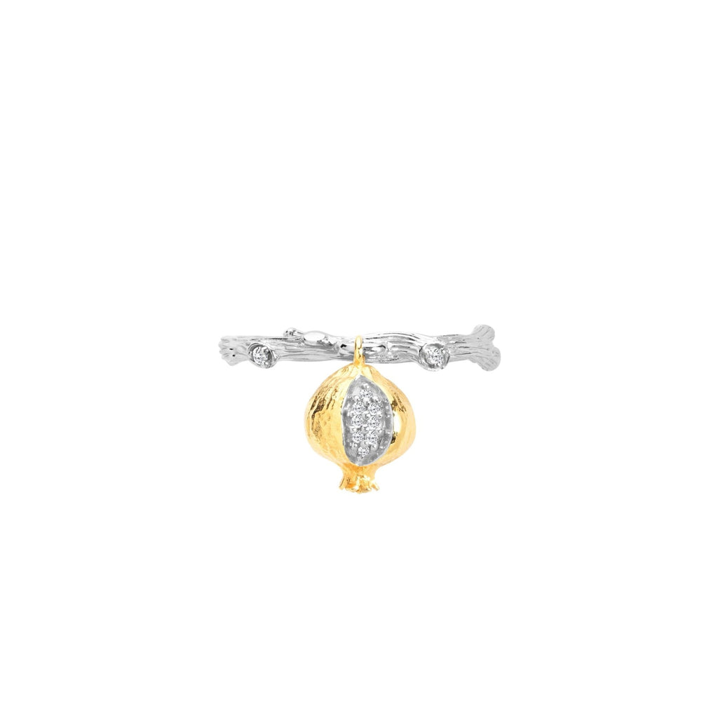 Michael Aram Pomegranate Ring with Diamonds 7 510811197DI