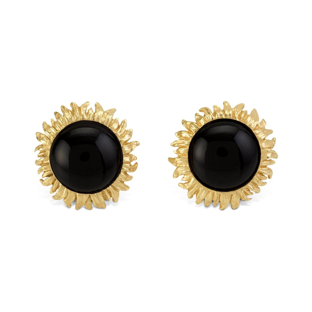 Michael Aram Vincent 15mm Earrings with Black Onyx 540813940OX