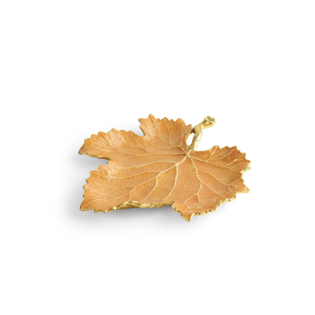 Michael Aram Vine Orange Grape Leaf Dish 130267
