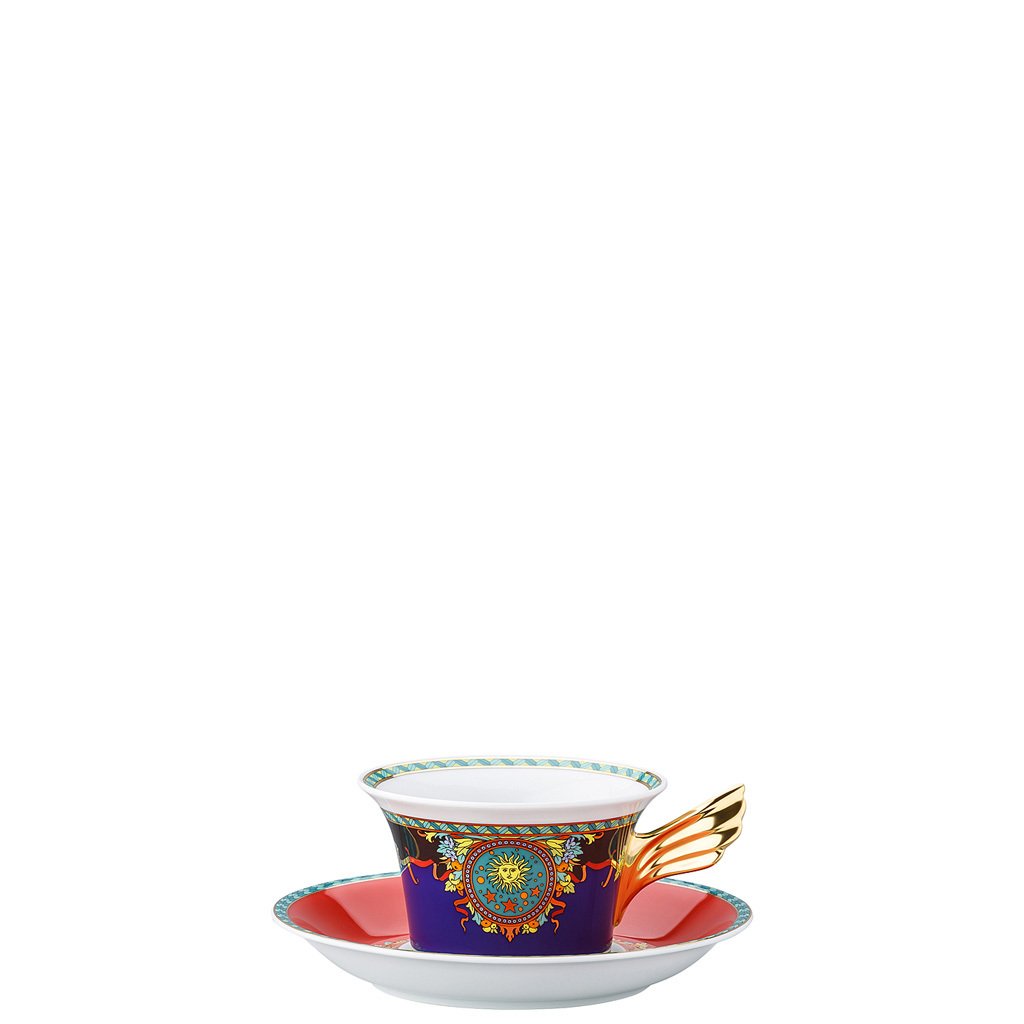 Versace 25 Years Le Roi Soleil Tea Cup & Tea Saucer 19300-406636-28599