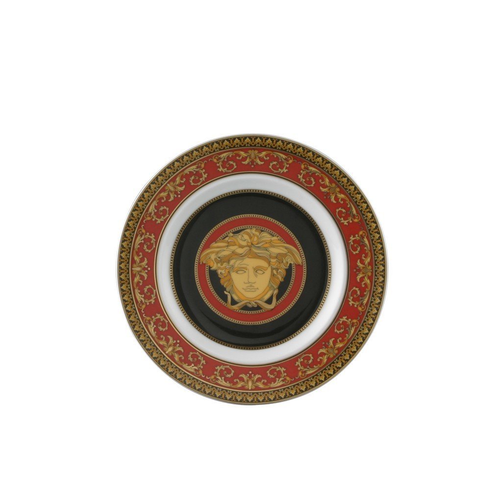 Versace Medusa Red Bread & Butter Plate 7 inch 19300-409605-10218