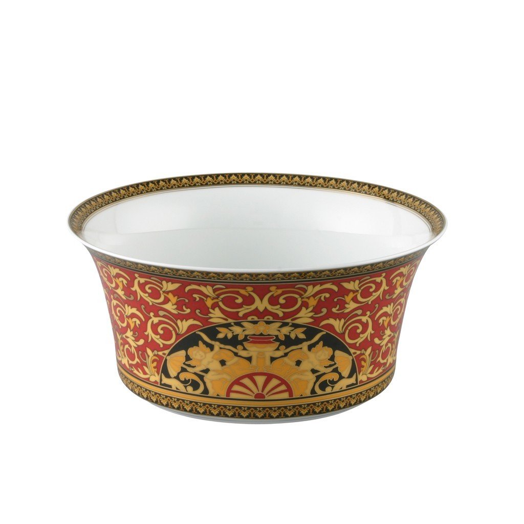 Versace Medusa Red Vegetable Bowl Open 9.75 inch 115 ounce 19300-409605-13130