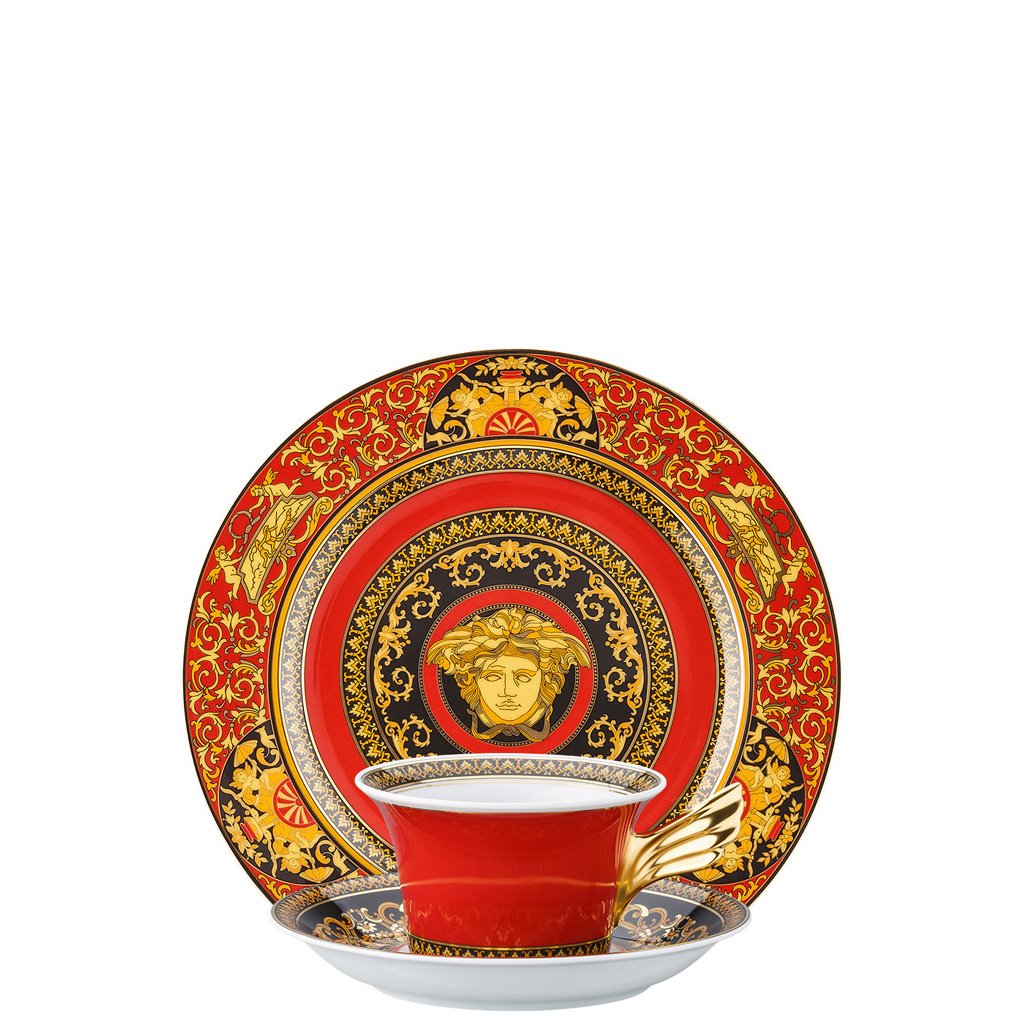 25 Years Medusa Tea Cup Tea Saucer & Dessert Plate Set 3 pieces 19300-409605-28604