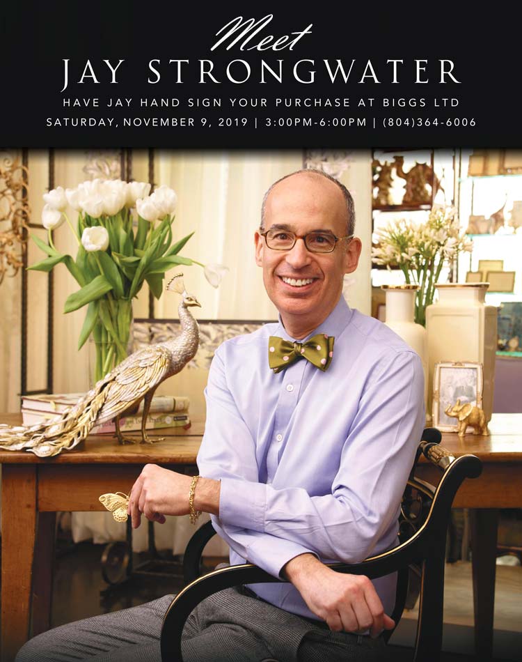 Jay Strongwater Is Coming To Biggs Ltd!