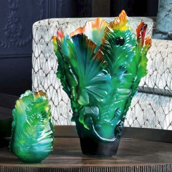 Daum Crystal Vases