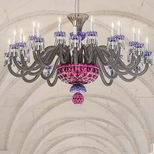 St Louis Crystal Arlequin Chandeliers Sconces Candelabras