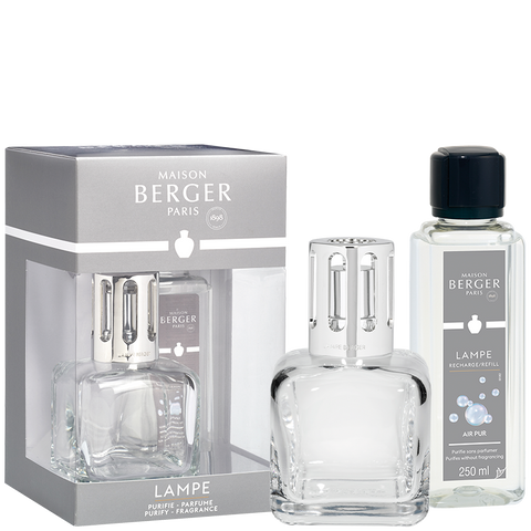 Lampe Berger Ice Cube Clear Lamp Gift Set