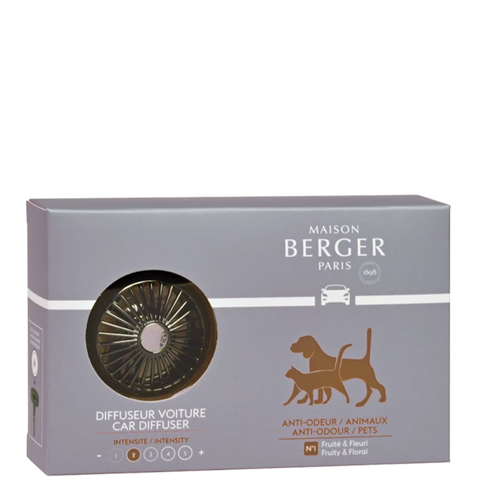 Lampe Berger Anti-Odor Pet Fruity & Floral Car Diffuser Kit