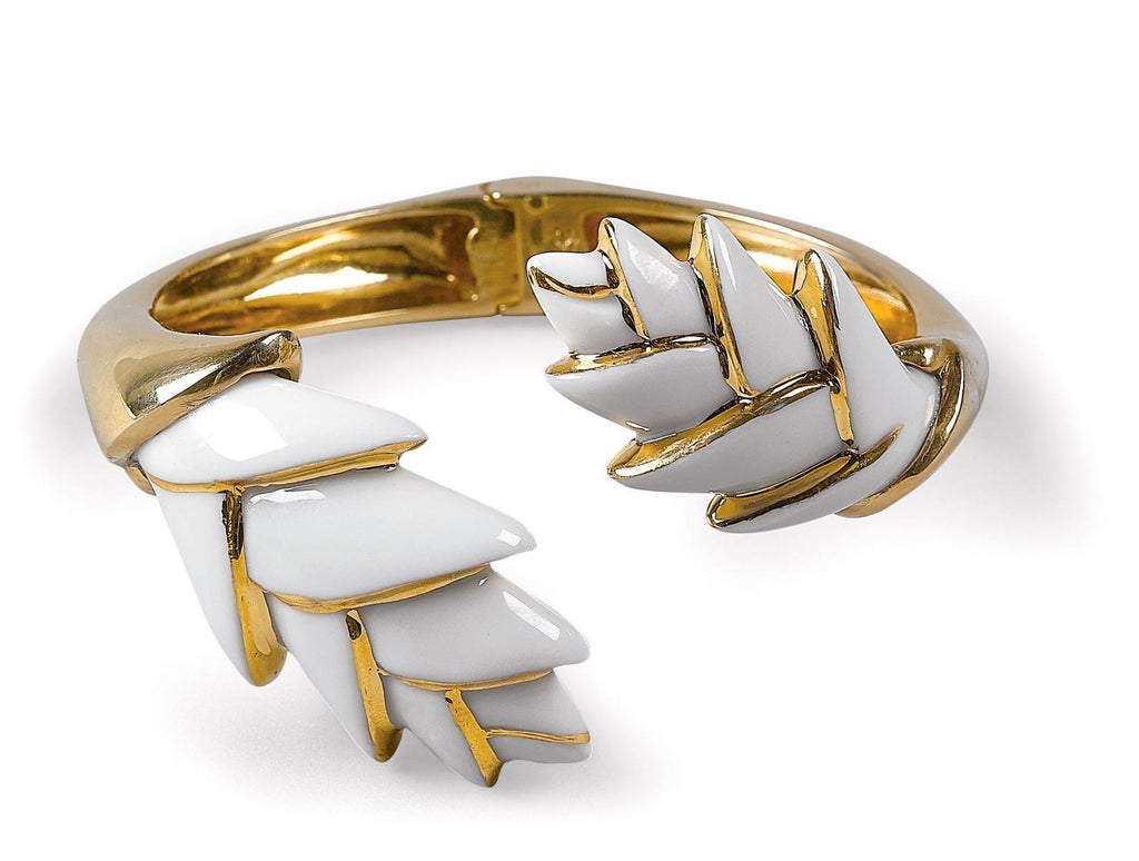 Lladro Heliconia Bracelet Hinge Cuff 01010177