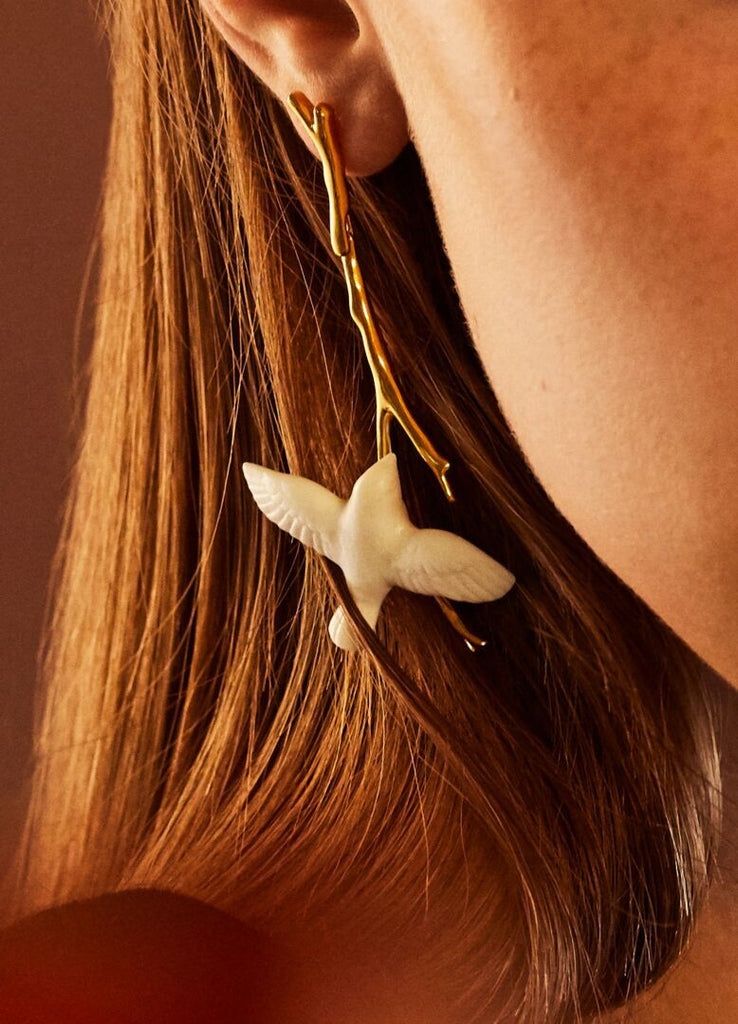 Lladro Magic Forest Long Earrings Type 01010214