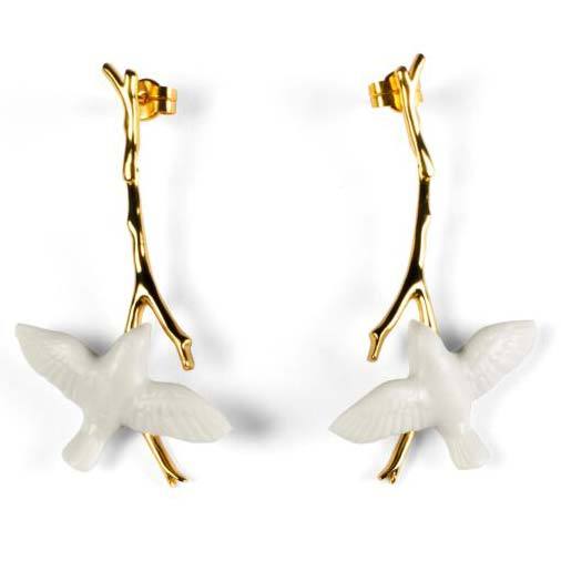 Lladro Magic Forest Long Earrings Type 01010214