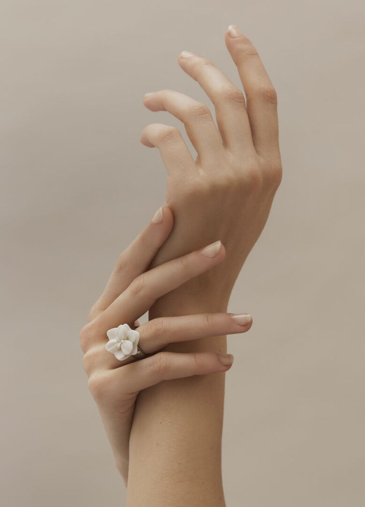 Lladro Orchid ring 01010225