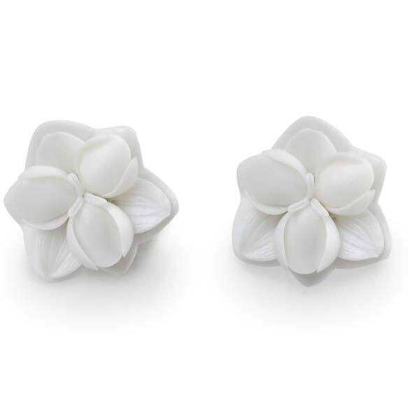 Lladro Orchid Stud Earrings 01010229