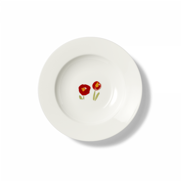 Dibbern Impression Soup Plate Red poppy (23cm) 105500203