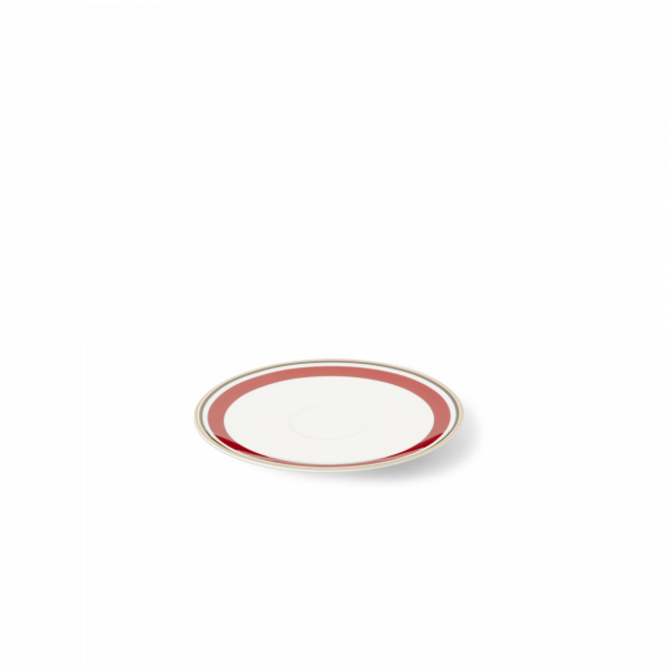 Dibbern Capri Espresso saucer Red & Anthracite (11.3cm) 110318105