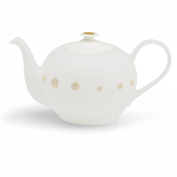 Dibbern Golden Pearls Lid of teapot 1.30 l white 190602000