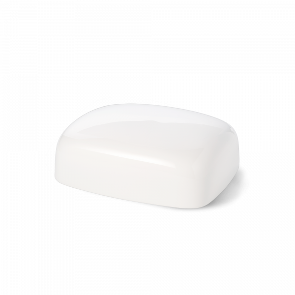Dibbern Classic Flat of butter dish small white 191800000