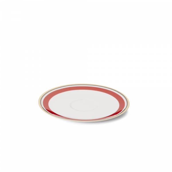 Dibbern Capri Coffee saucer Red & Anthracite (16cm) 310918105