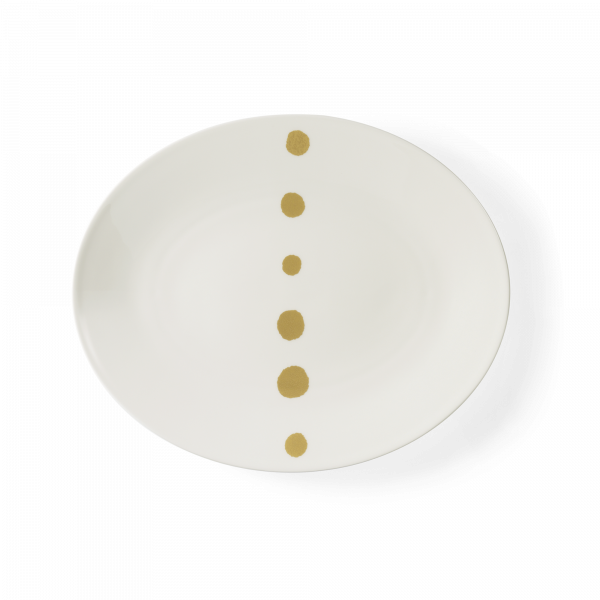 Dibbern Golden Pearls Oval Platter (32cm) 322002000