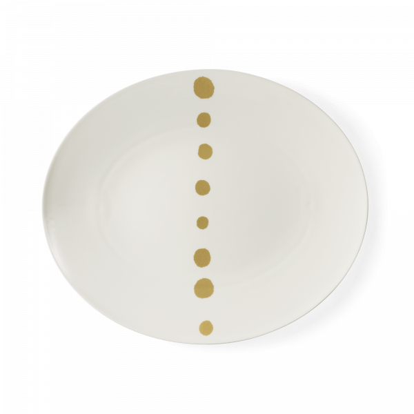 Dibbern Golden Pearls Oval Platter (39cm) 322202000