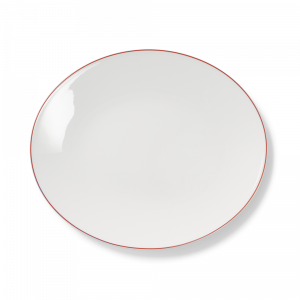 Dibbern Simplicity Oval Platter Red (39cm) 322212502