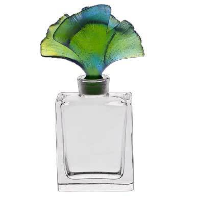 Daum Crystal Perfume Bottle Ginkgo 03920