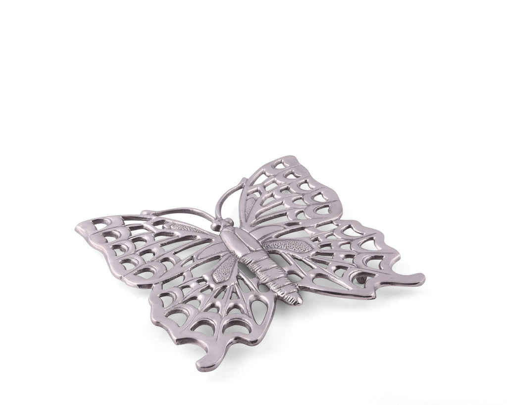 Arthur Court Designs Metal Aluminum Butterfly Stovetop / Table Trivet 8.5 Inches