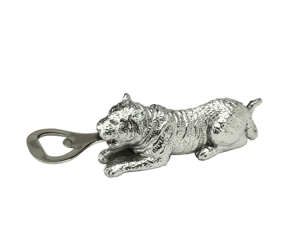 Arthur Court Designs Aluminum Tiger Bottle Opener 6 inches