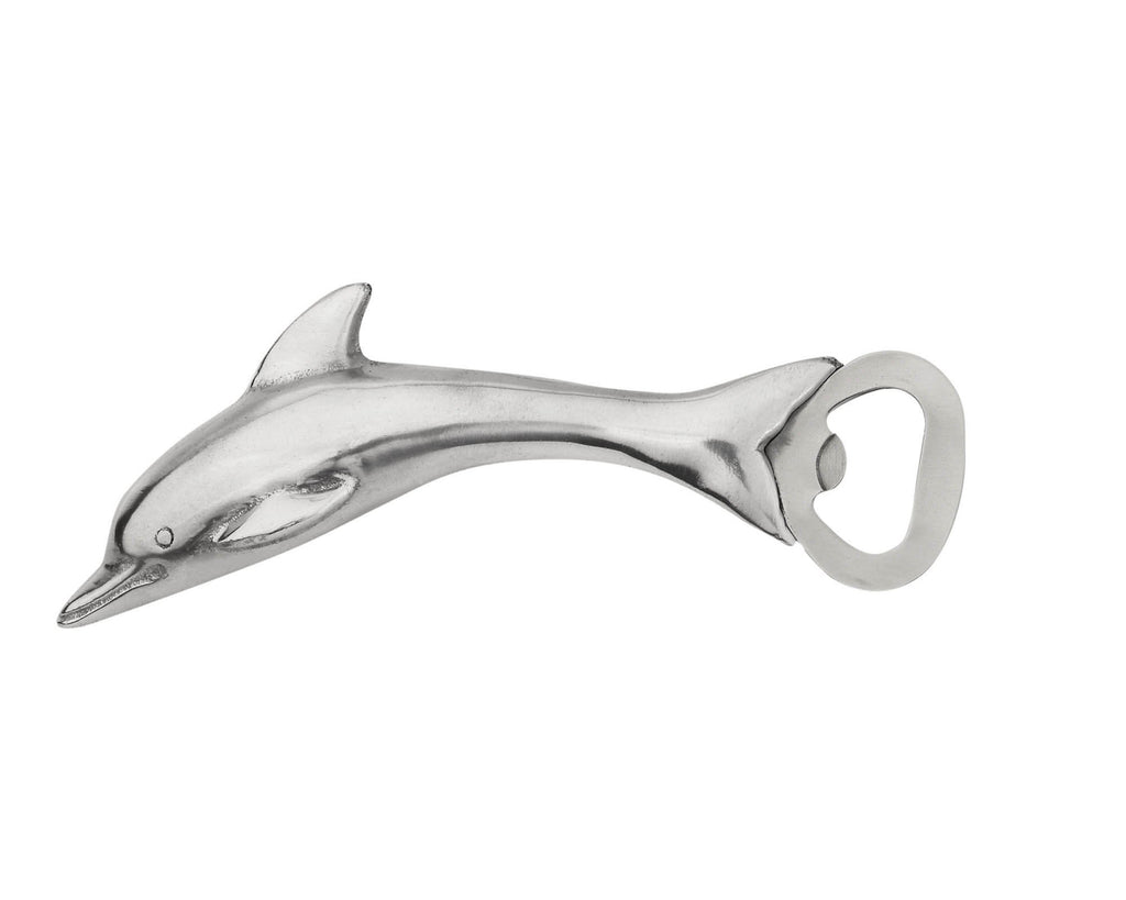 Arthur Court Designs 6.5 inch Aluminum Dolphin Bottle Opener