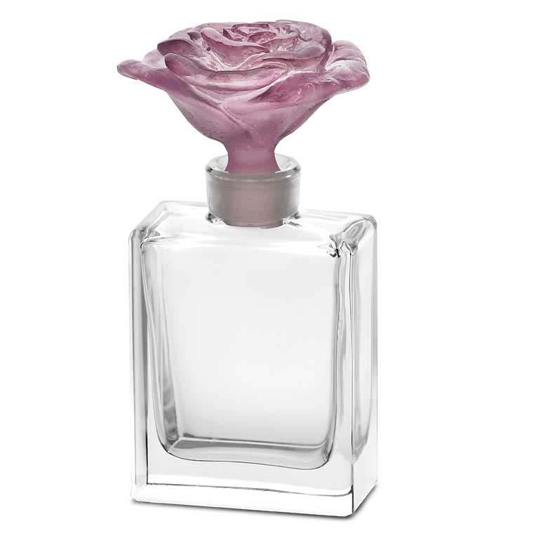 Daum Crystal Perfume Bottle Rose Passion 05270