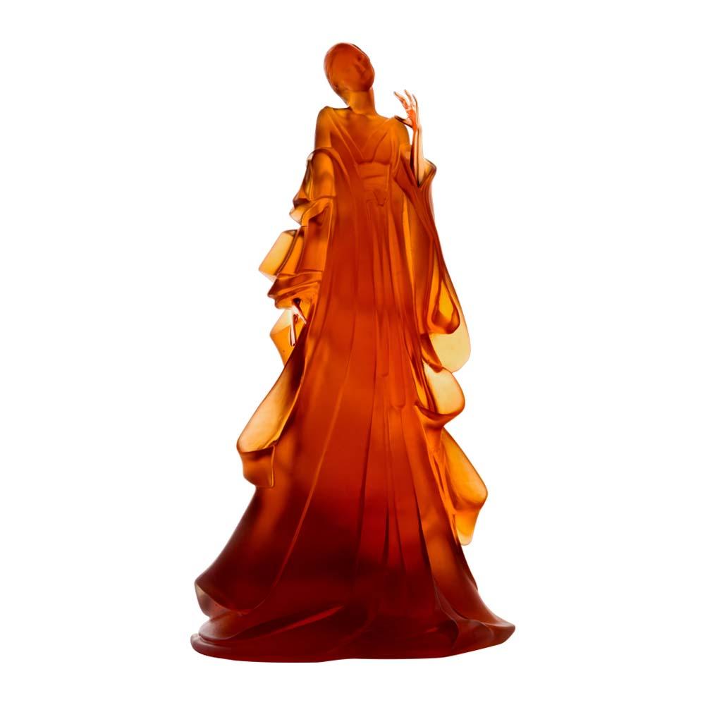 Daum Crystal Kabuki Amber 05496-1