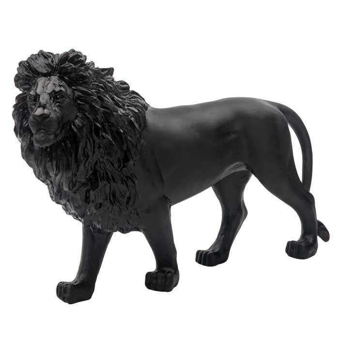 Daum Crystal Sand Lion Black 05562-1