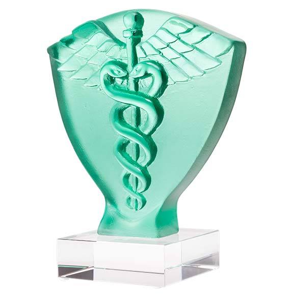 Daum Crystal Symbole Caducee 05571