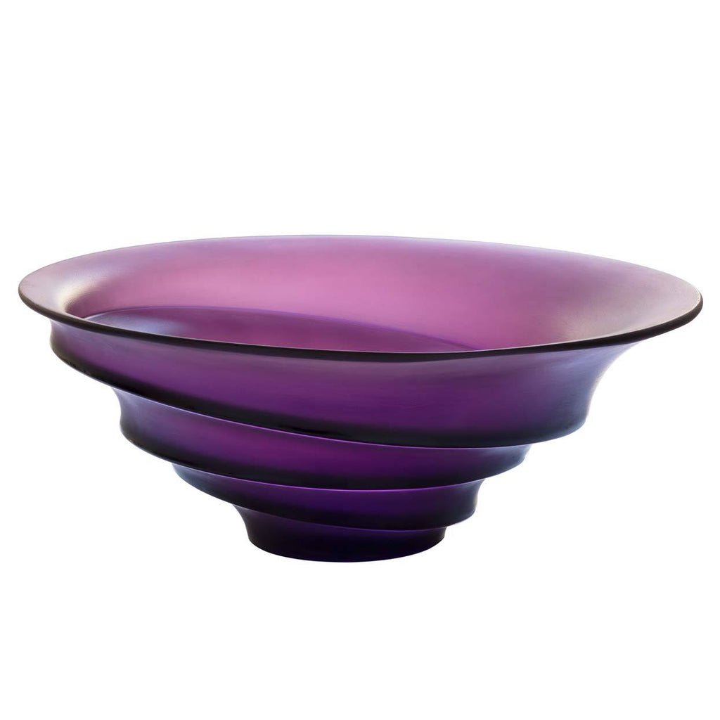 Daum Crystal Violet Bowl 05574