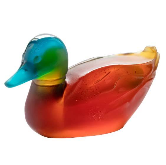 Daum Crystal Mallard Duck 05581