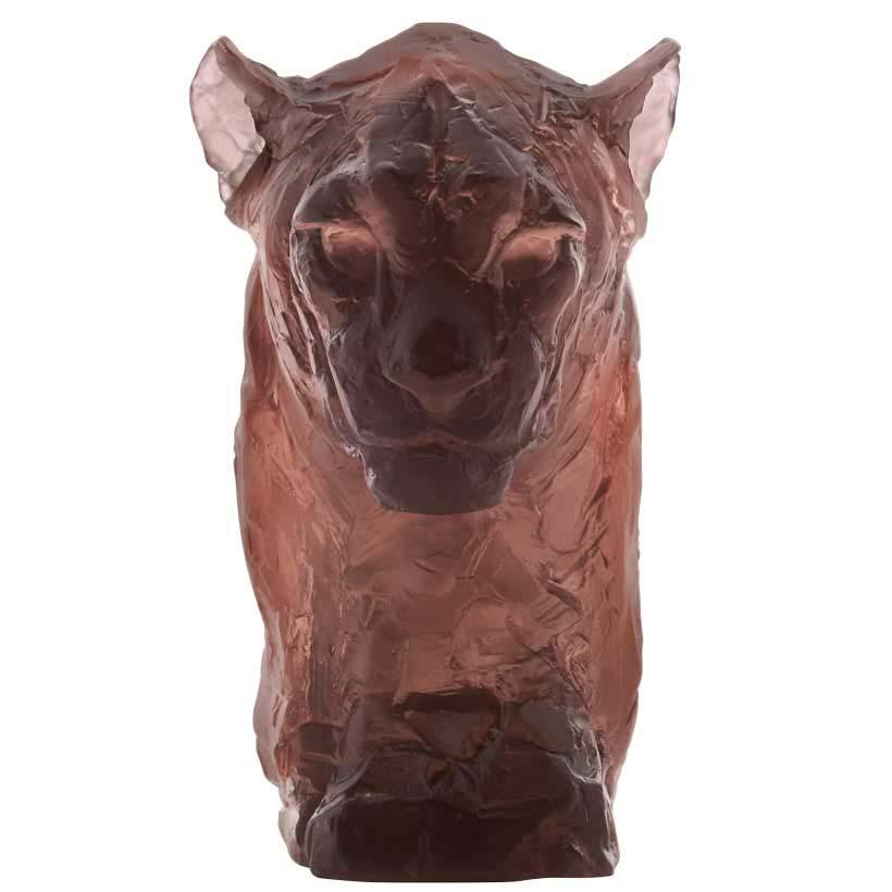 Daum Crystal Panther Head - Tete De Panthere 05607