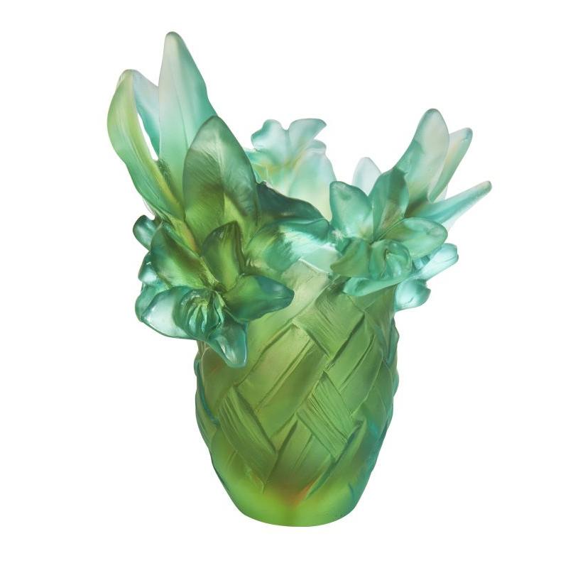 Daum Crystal Pm Braiding Vase 05627