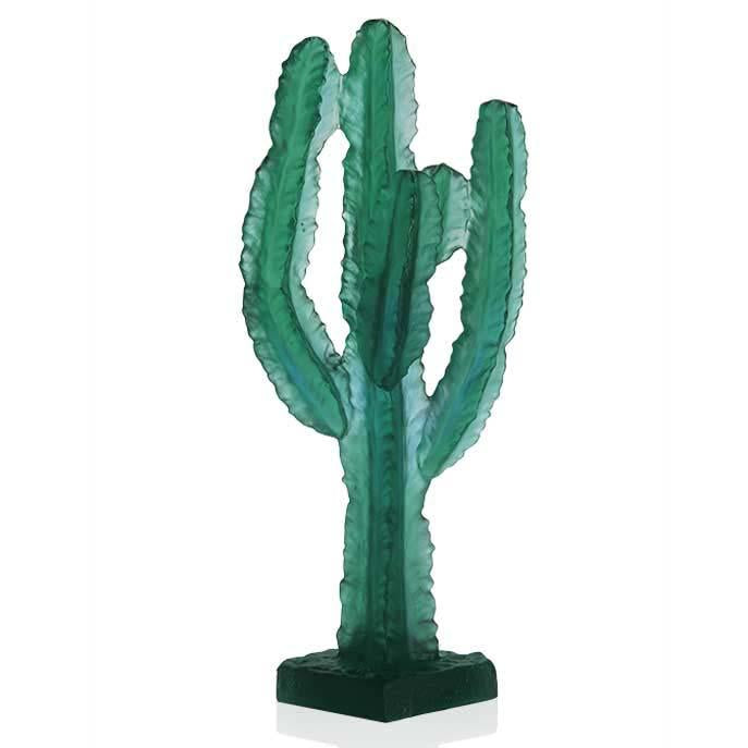 Daum Crystal Cactus Green Jardin De Cactus 05672