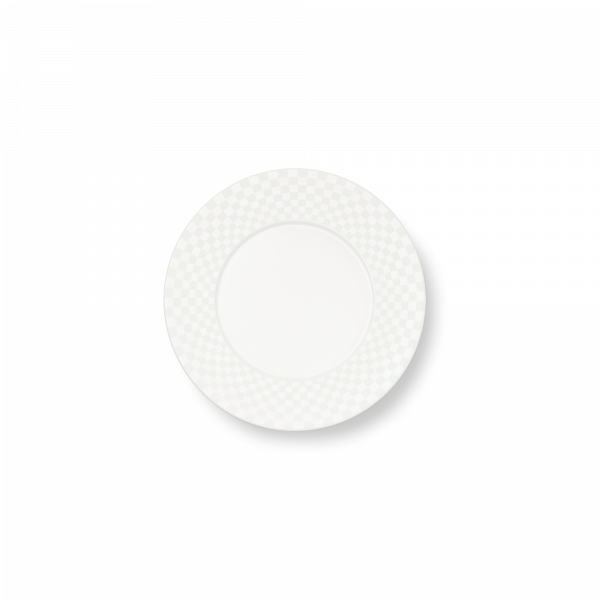 Dibbern Cross White Bread Plate (Squares) (17cm) 1001720003
